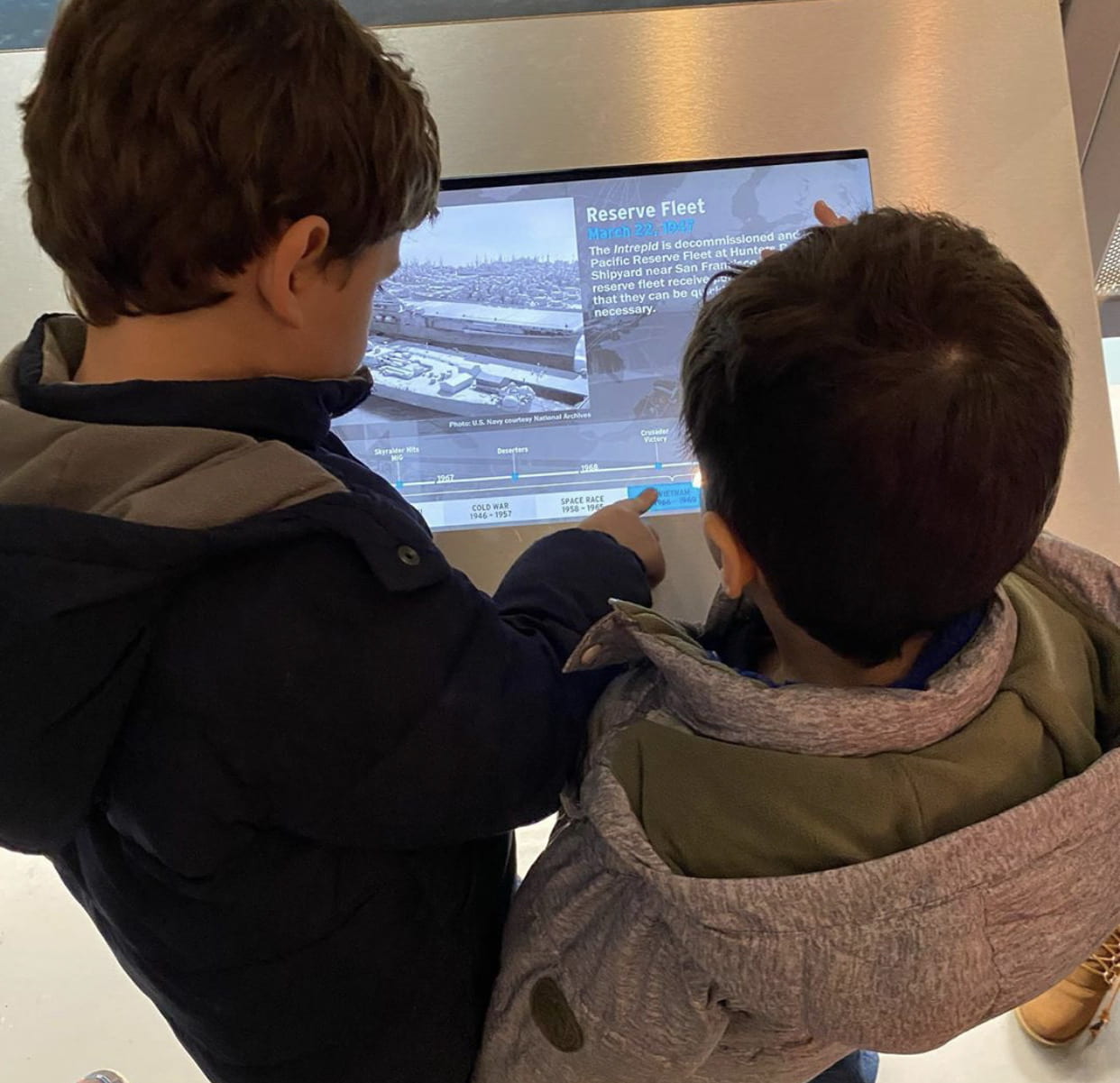 childrens at the intrepid childrens at the intrepid